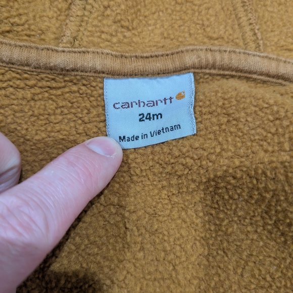 Carhartt Kids Brown Hoodie - Picture 6 of 8
